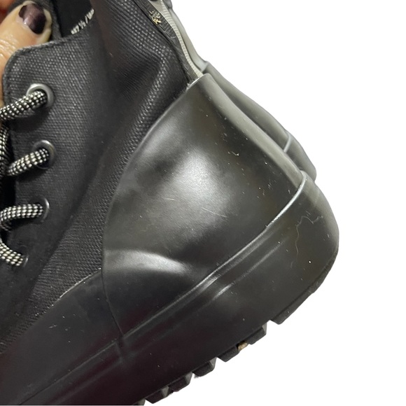 Hunter for Target Adult Unisex Lace Up Ankle Rain Boots Mens 7.5 Women 9.5 BLK - Picture 6 of 16